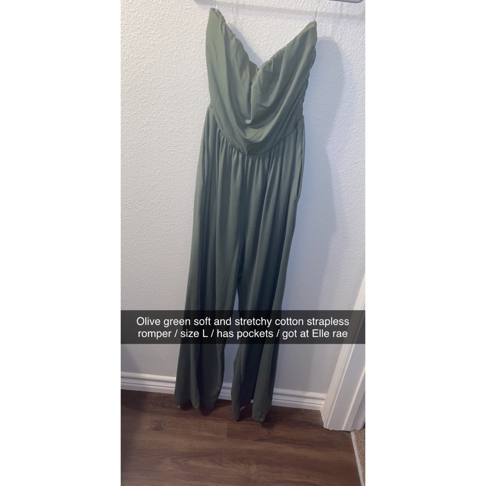Olive green jumpsuit